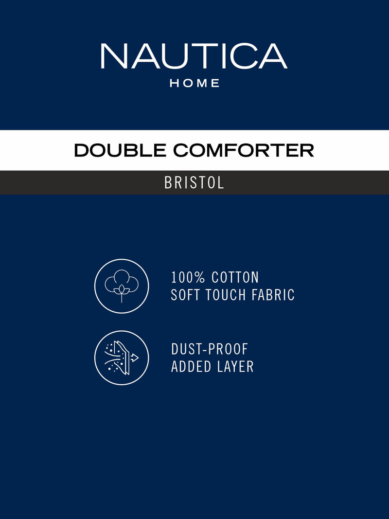 Super Soft 100% Cotton Fabric Comforter For All Weather <small> (checks-blue/green)</small>