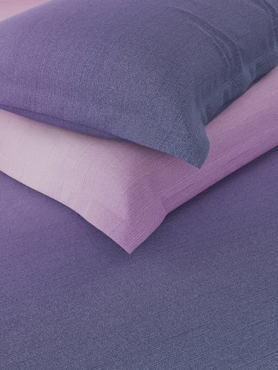 Super Soft 100% Cotton King Bedsheet And 2 Pillow Covers <small> (solid-lilac)</small>