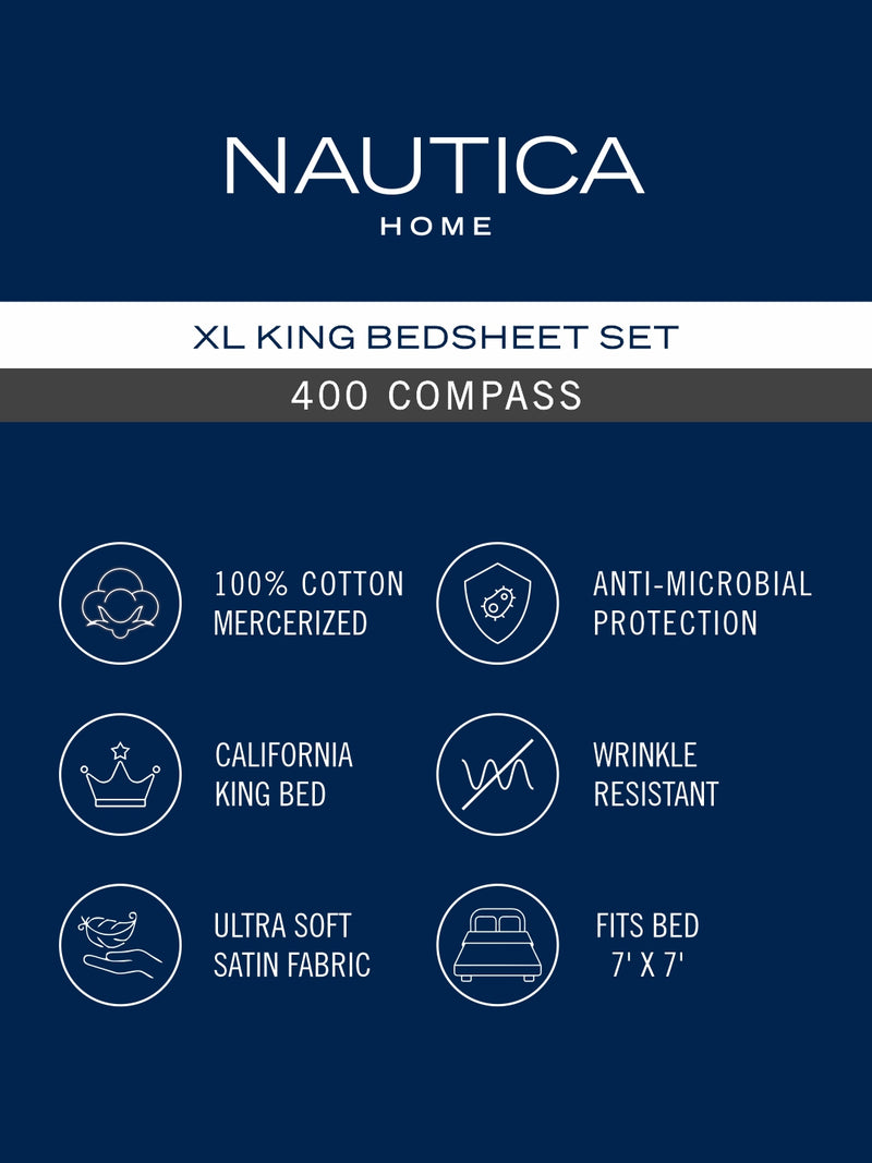 Super Soft 100% Cotton Xl King Size Bedsheet With 2 Pillow Covers <small> (solid-jeanblue)</small>