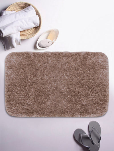 Thick Ultra Soft Anti Slip Bath Mat (AeroCore Tech) <small> (solid-brown)</small>