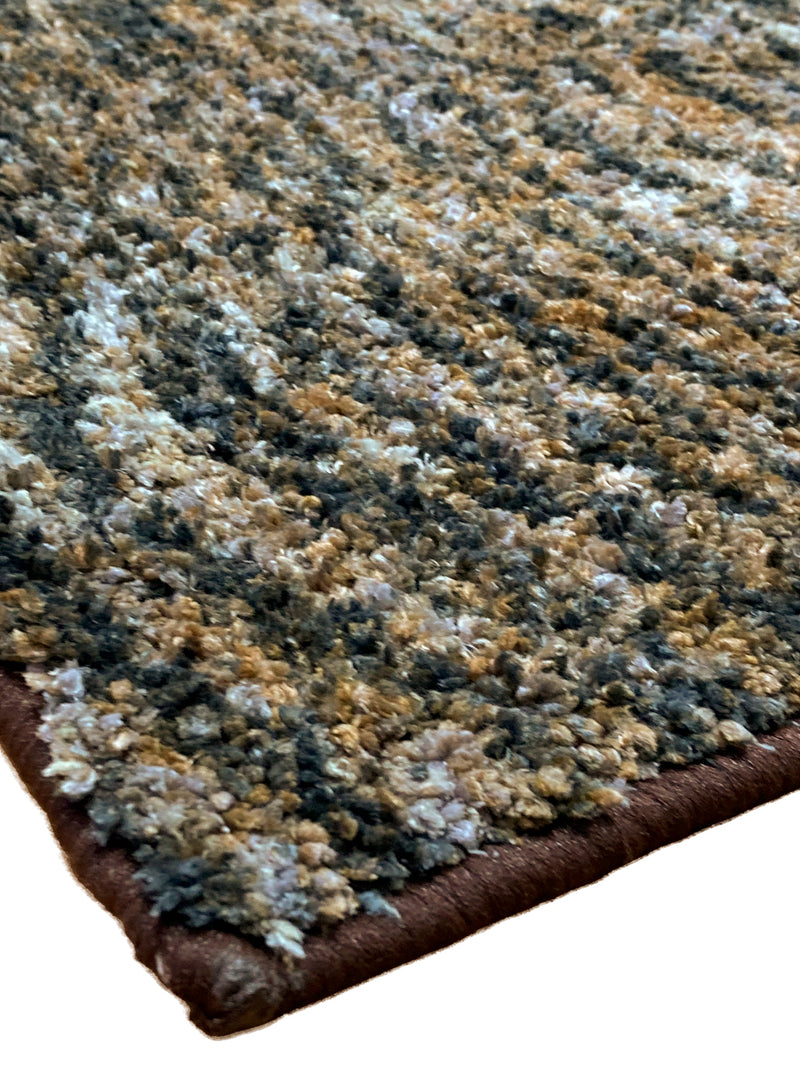 Super Soft Designer Anti Slip Bath Mat <small> (abstract-grey/brown)</small>