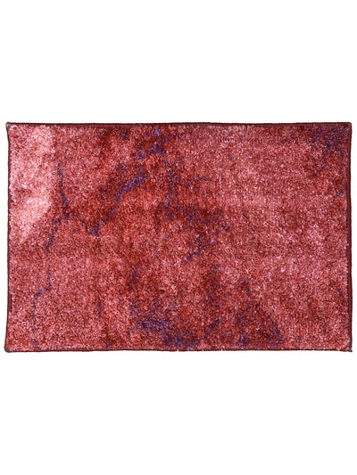 Super Soft Designer Anti Slip Bath Mat <small> (abstract-pink/red)</small>