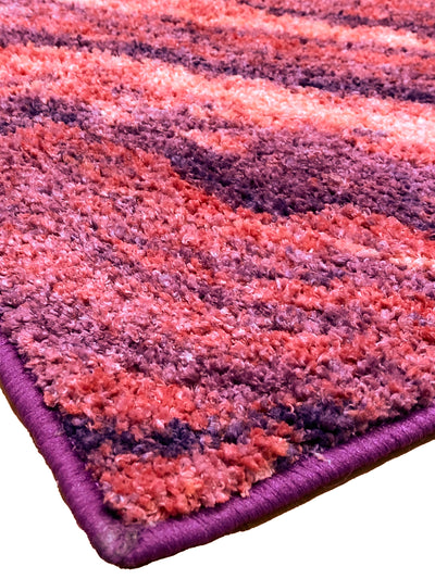 Super Soft Designer Anti Slip Bath Mat <small> (abstract-plum/multi)</small>