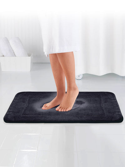 Memory Foam Anti Slip Bath Mat <small> (solid-darkgrey)</small>