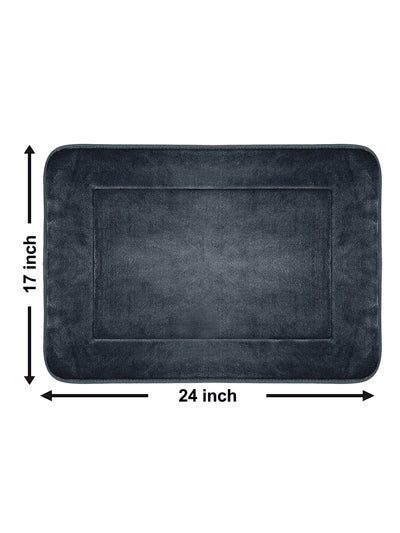 Memory Foam Anti Slip Bath Mat <small> (solid-darkgrey)</small>