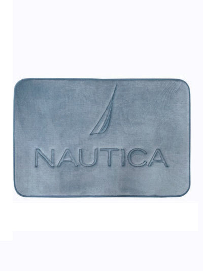 Luxurious Memory Foam Non-Skid  Bath Rug <small> (solid-denim)</small>