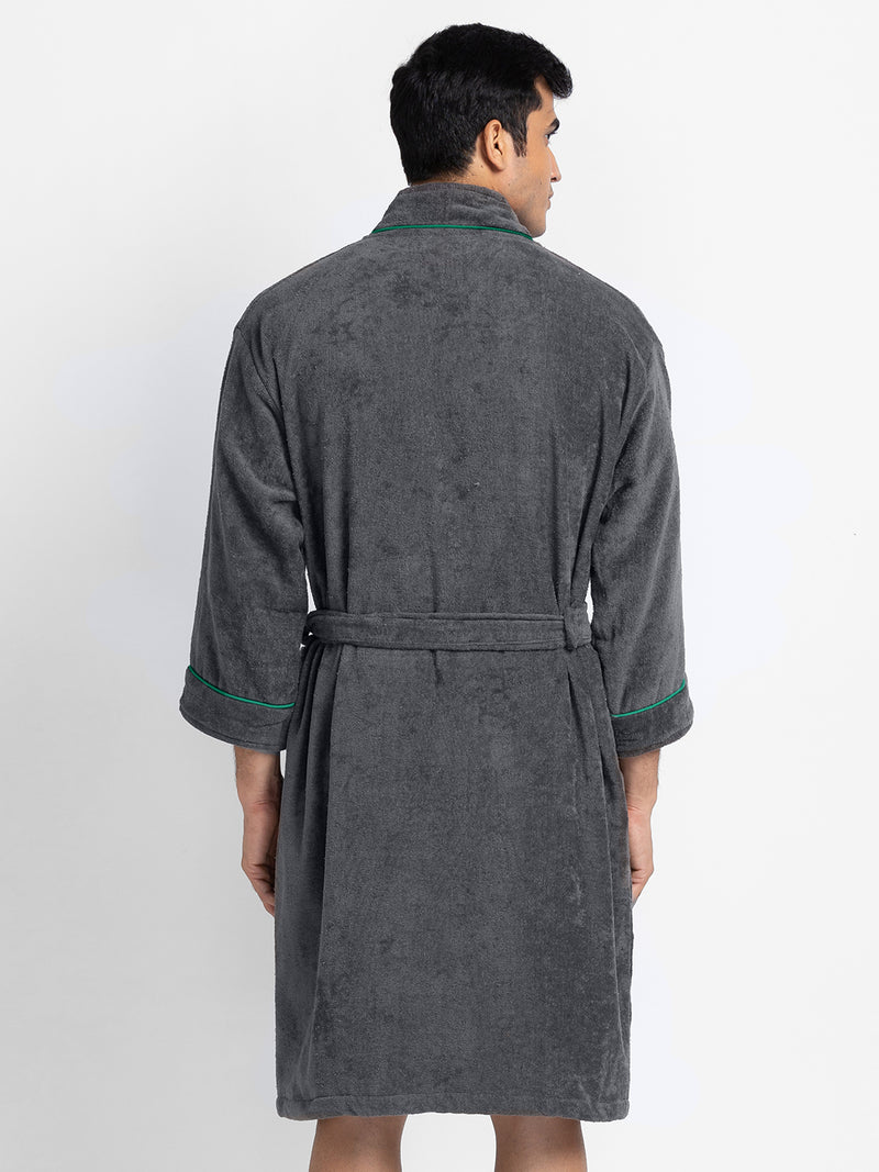 Luxurious Ultra Soft Bath Robe <small> (solid-grey)</small>