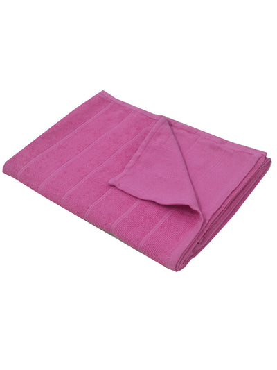 Reversible One Side Terry 100% Cotton Towel <small> (solid-hot pink)</small>