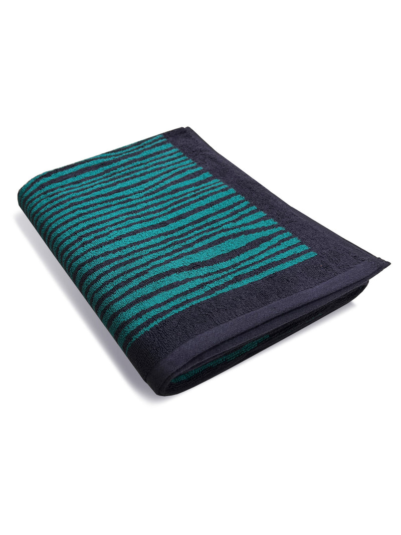 Designer 100% Cotton Beach & Bath Towel <small> (abstract-teal/grey)</small>