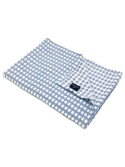 Designer Waffle Cotton Towels- Soft, Plush And Quick-Drying <small> (waffle-baby blue)</small>