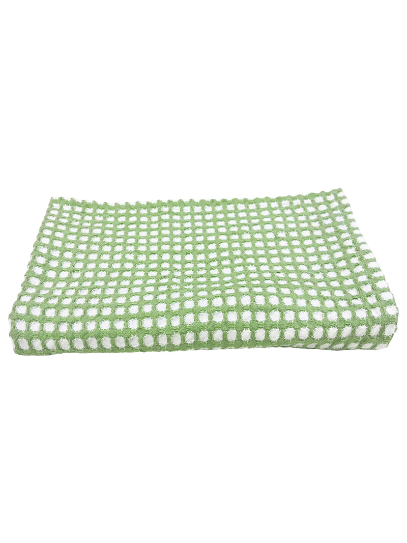 Designer Waffle Cotton Towels- Soft, Plush And Quick-Drying <small> (waffle-sage)</small>