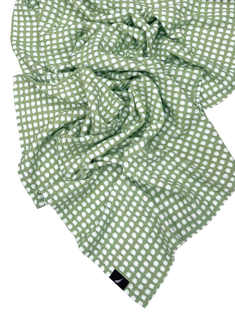 Designer Waffle Cotton Towels- Soft, Plush And Quick-Drying <small> (waffle-sage)</small>