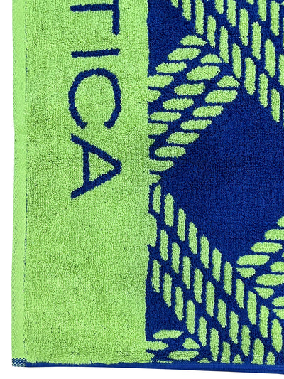 Designer 100% Cotton Beach & Bath Towel <small> (checks-green/blue)</small>