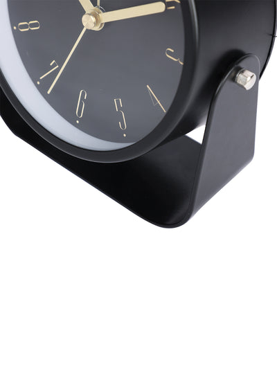 Modern Wall Clock For Latest Stylish Home With Quartz Silent Sweep Technology <small> (solid matt-black)</small>