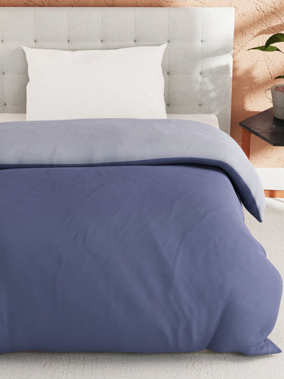 Ultra Soft Microfiber Reversible Comforter For All Weather <small> (reversible-grape/lavender)</small>