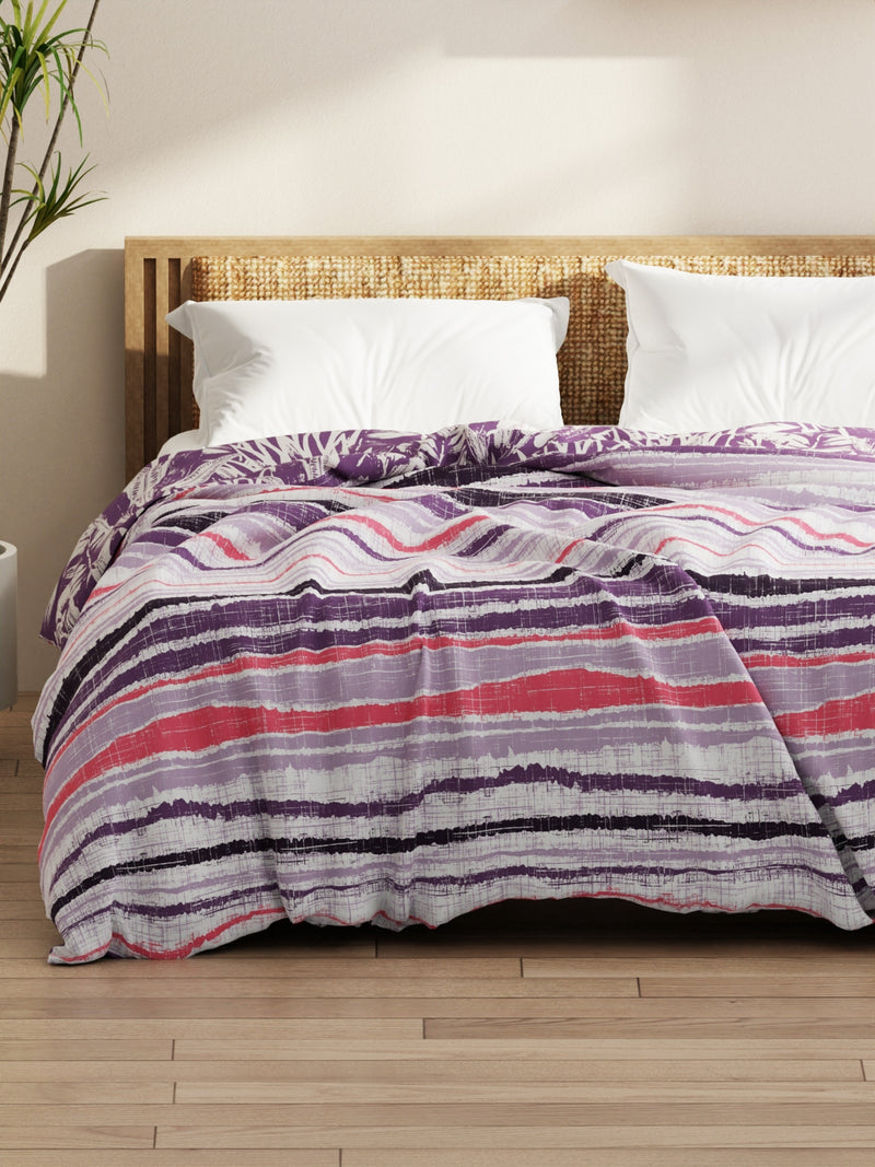 Super Soft Microfiber Comforter For All Weather <small> (abstract-lilac)</small>