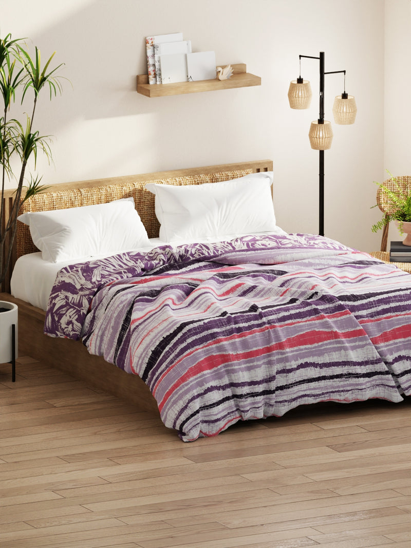 Super Soft Microfiber Comforter For All Weather <small> (abstract-lilac)</small>