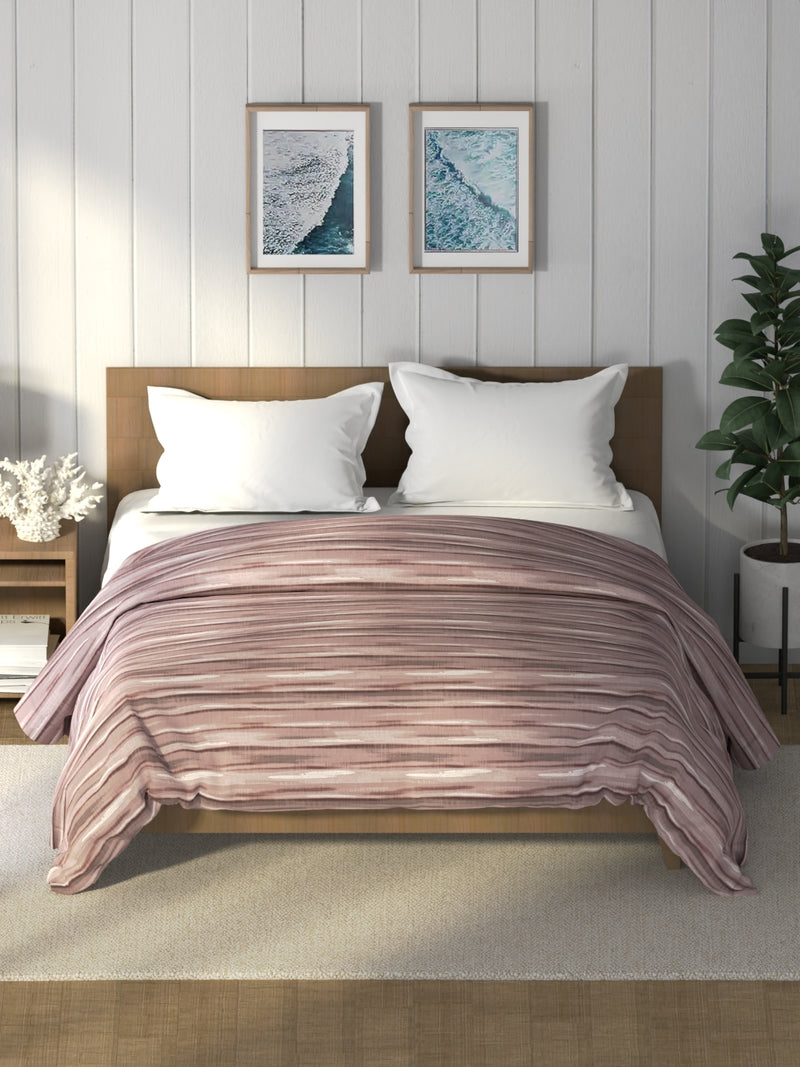 Super Soft 100% Cotton Fabric Comforter For All Weather <small> (abstract-peachpower)</small>