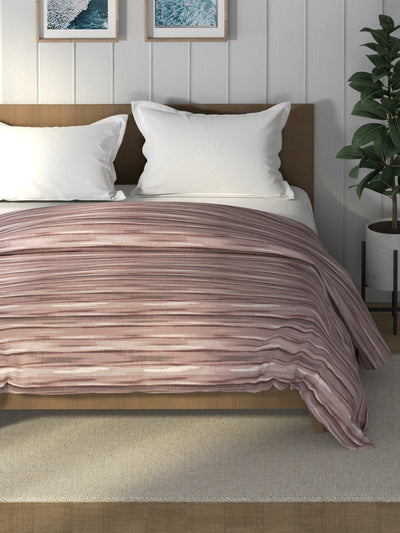 Super Soft 100% Cotton Fabric Comforter For All Weather <small> (abstract-peachpower)</small>