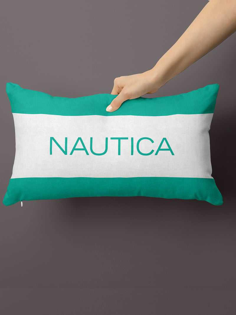 Premium Cotton Printed Cushion Covers <small> (stripe-mint)</small>