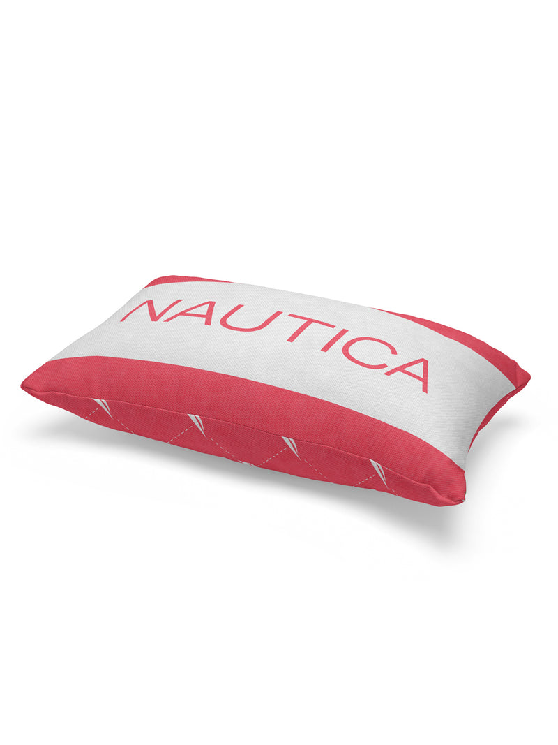 Premium Cotton Printed Cushion Covers <small> (stripe-coral)</small>