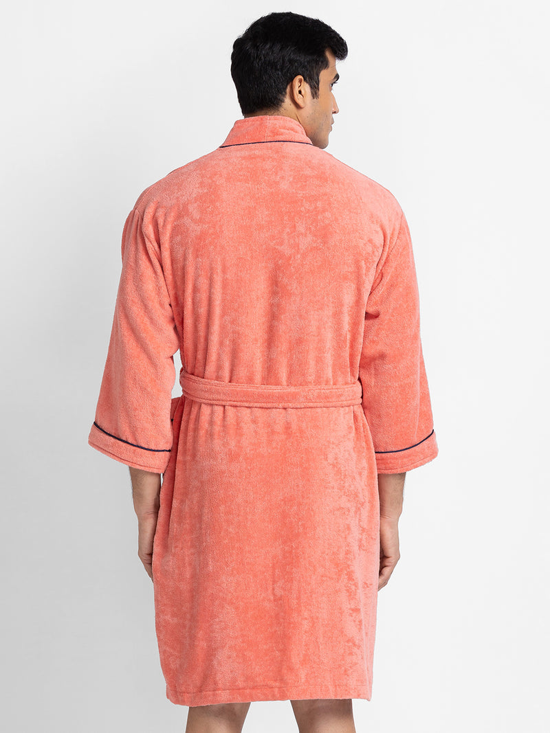 Luxurious Ultra Soft Bath Robe <small> (solid-coral)</small>