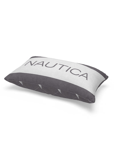 Premium Cotton Printed Cushion Covers <small> (stripe-grey)</small>