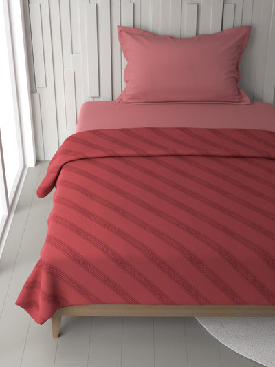 100% Premium Cotton Blanket With Pure Cotton Flannel Filling <small> (ornamental-red)</small>