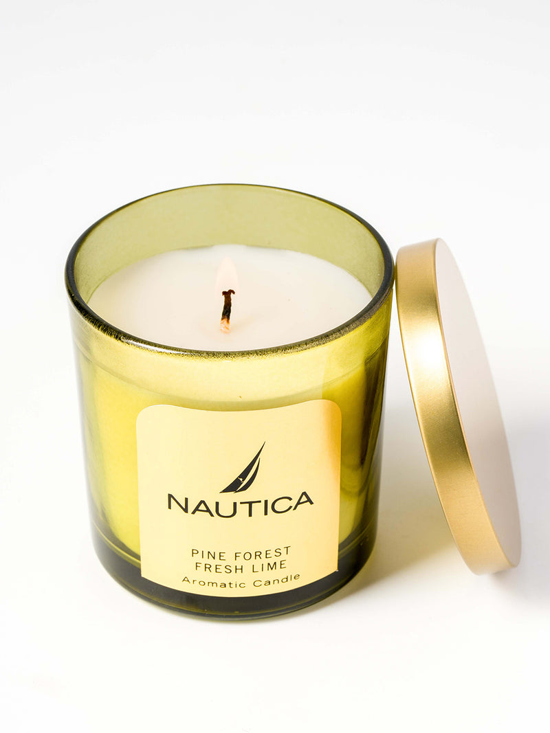 Premium Aroma Fragrance Jar Candle For Home: The Perfect Gift For Cozy Evenings <small> (pine forest fresh lime-green)</small>