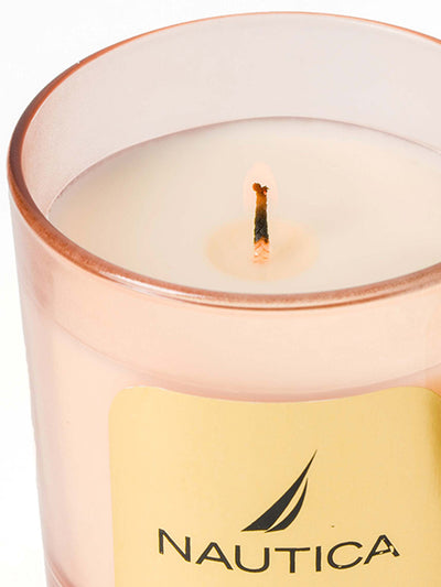 Premium Aroma Fragrance Jar Candle For Home: The Perfect Gift For Cozy Evenings <small> (teak wood sea salt-peach)</small>