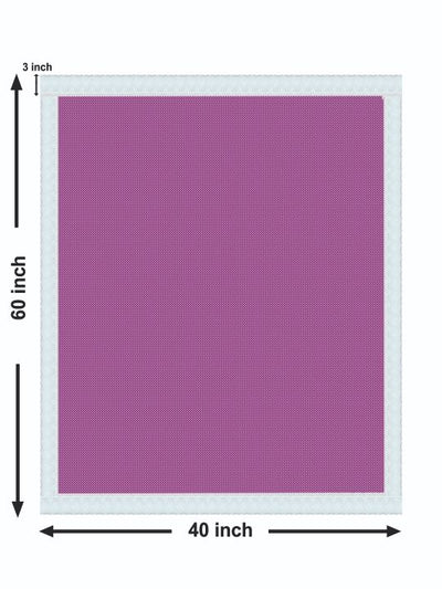 Vinyl Pvc Dining Table Cover Easy To Clean Table Cloth <small> (geomatric-purple)</small>