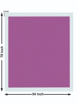 Vinyl Pvc Dining Table Cover Easy To Clean Table Cloth <small> (geomatric-purple)</small>