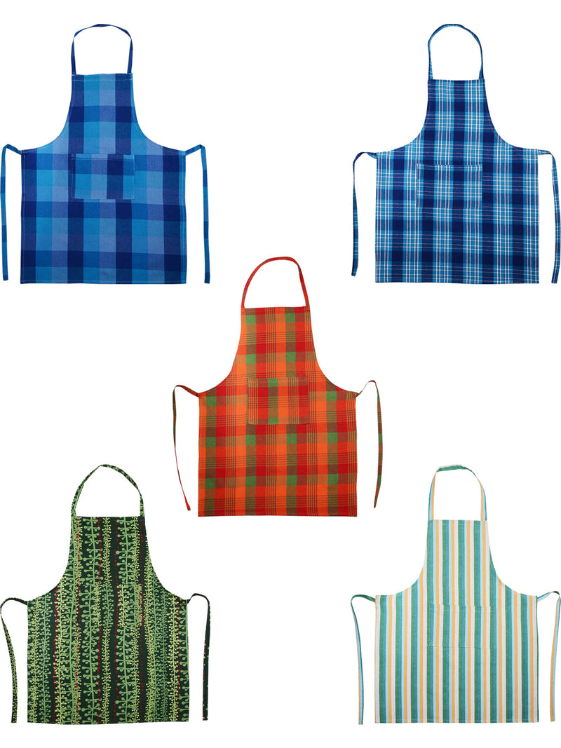 Assorted Designer Cotton Kitchen Apron <small> (abstract-multi)</small>