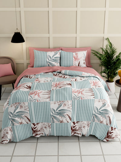 Extra Smooth Micro Double Bedsheet With 2 Pillow Covers <small> (floral-multi)</small>