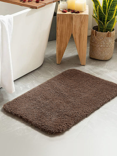 Ultra Soft Fluffy Anti Slip Bath Mat <small> (solid-wheat)</small>