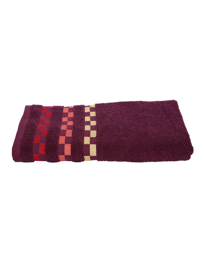 Super Soft Turkish Terry Towel 100% Mercerised Cotton <small> (solid-wine)</small>