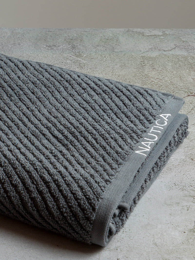 Fluffy Zero Twist 100% Cotton Towel <small> (solid-steel grey)</small>