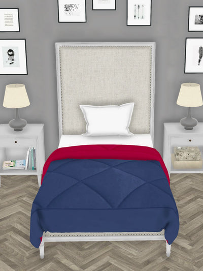 Air Cool Microfiber Reversible Comforter For All Weather <small> (abstract-fall/grey)</small>