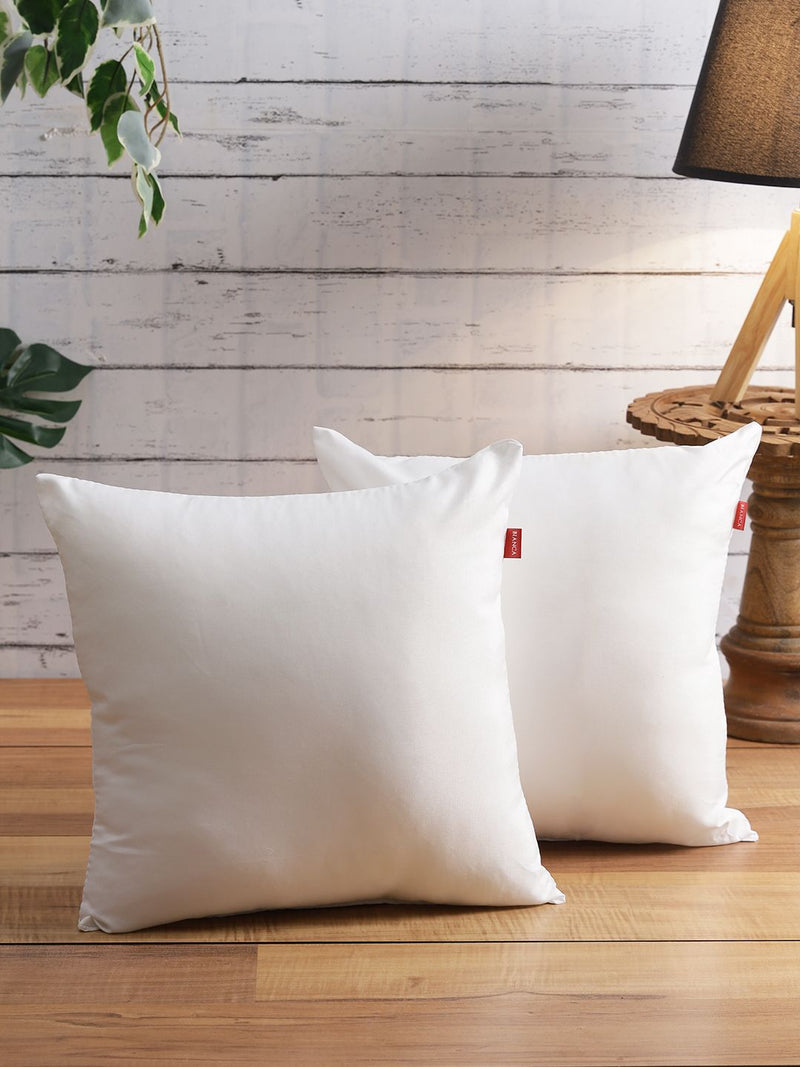 Ultra Fluffy Soft Microfiber Cushion Insert Filler <small> (solid-white)</small>