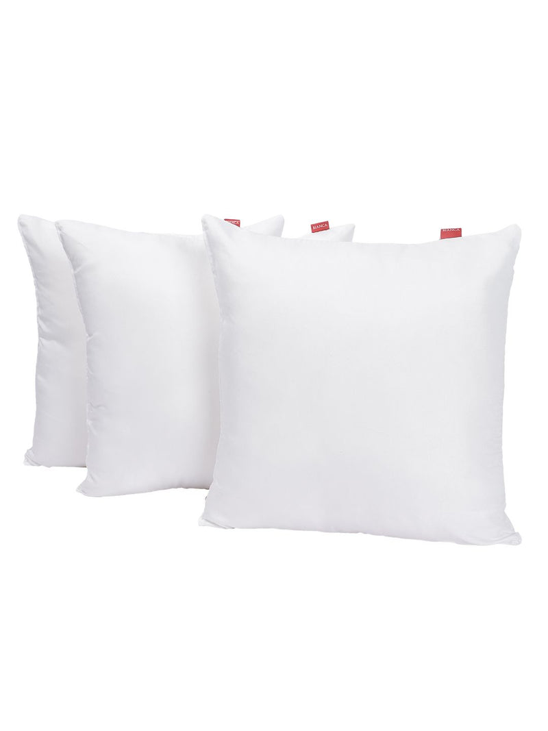 Ultra Fluffy Soft Microfiber Cushion Insert Filler <small> (solid-white)</small>