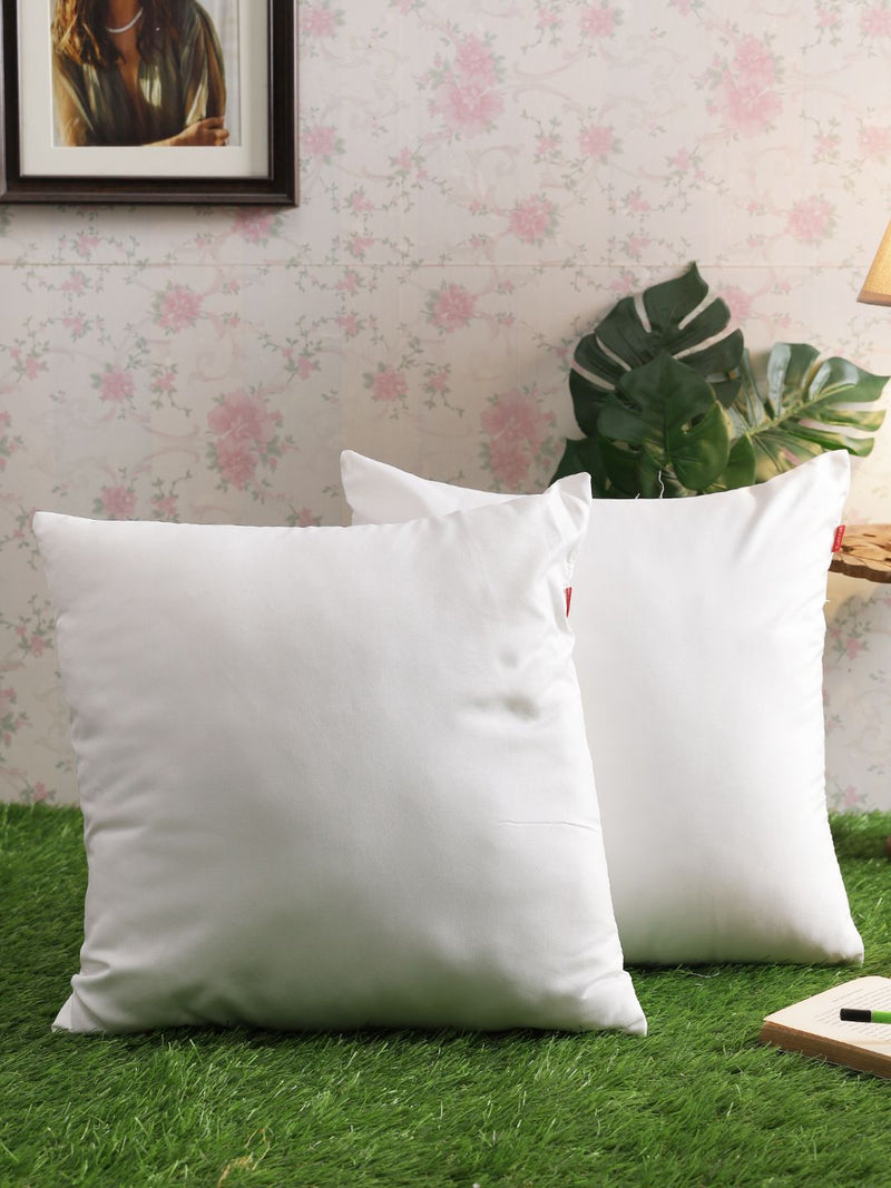 Ultra Fluffy Soft Microfiber Cushion Insert Filler <small> (solid-white)</small>