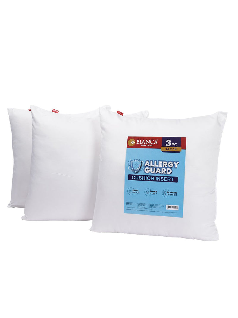 Ultra Fluffy Soft Microfiber Cushion Insert Filler <small> (solid-white)</small>