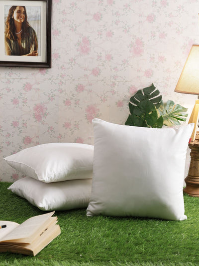 Ultra Fluffy Soft Microfiber Cushion Insert Filler <small> (solid-white)</small>