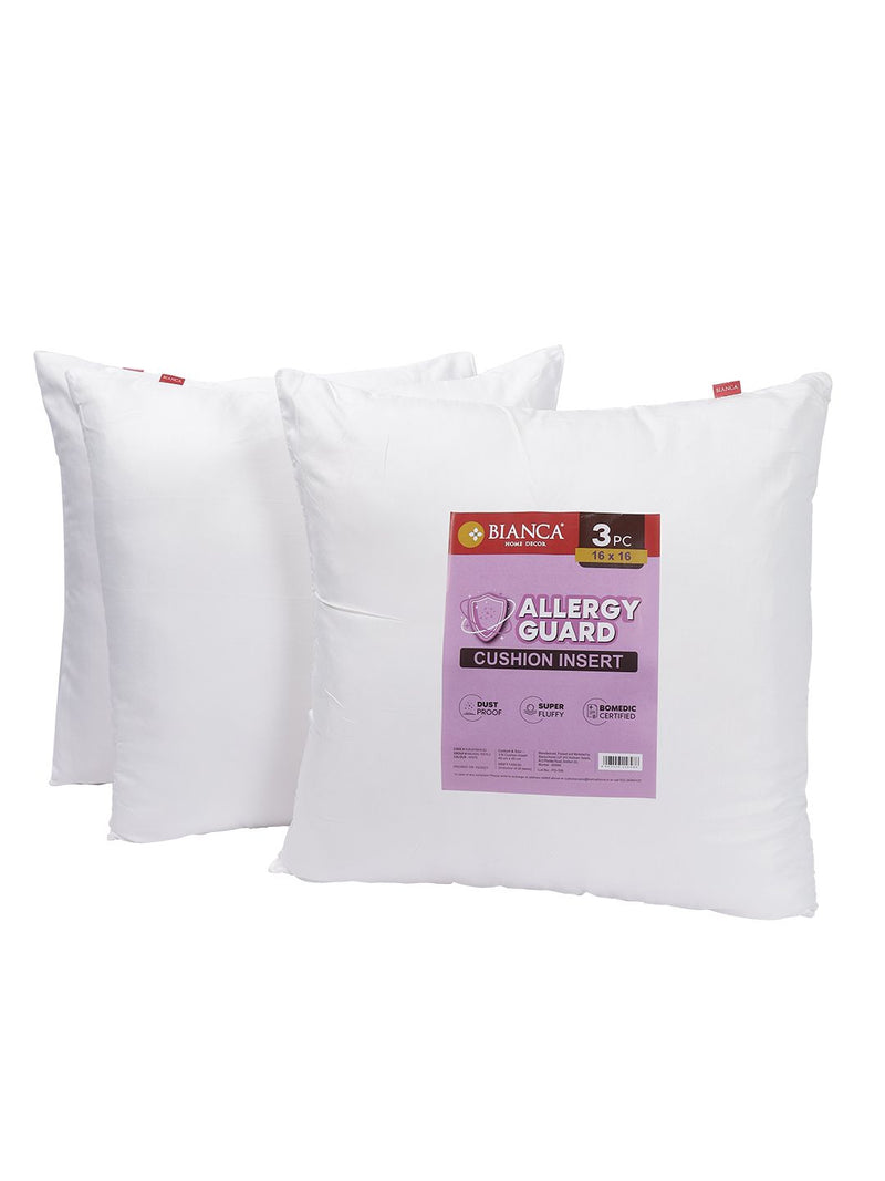 Ultra Fluffy Soft Microfiber Cushion Insert Filler <small> (solid-white)</small>