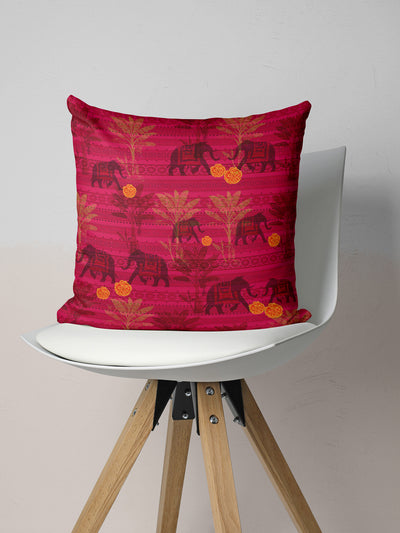 Designer Digital Printed Silky Smooth Cushion Covers <small> (animal print-red/black)</small>