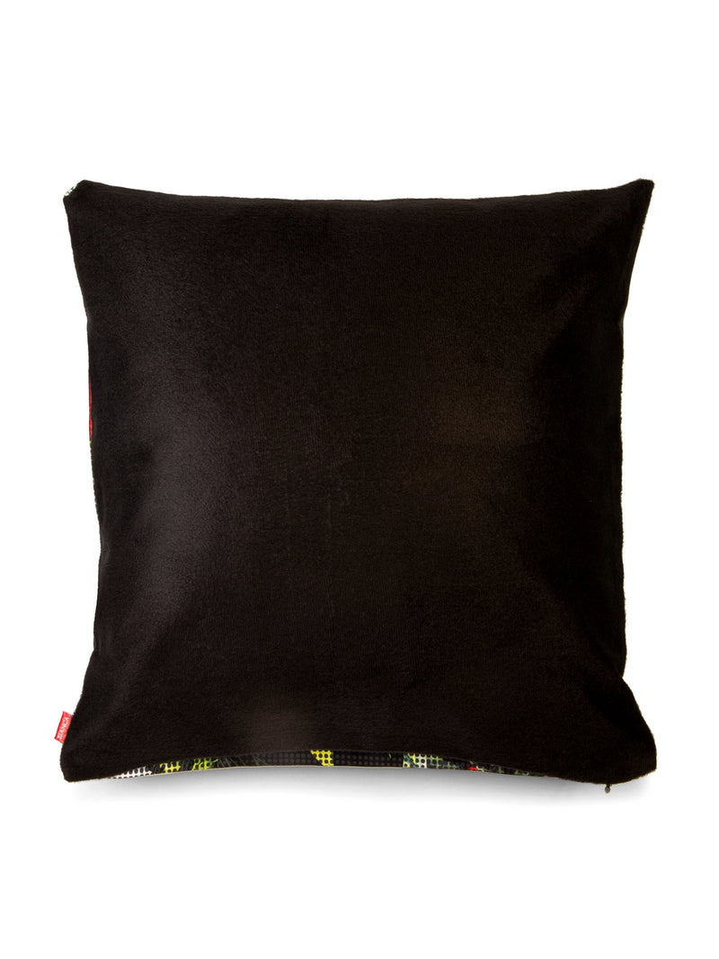 Designer Digital Printed Silky Smooth Cushion Covers <small> (animal print-multi)</small>