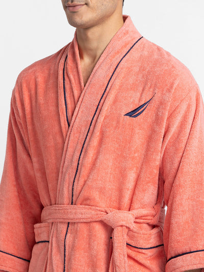 Luxurious Ultra Soft Bath Robe <small> (solid-coral)</small>