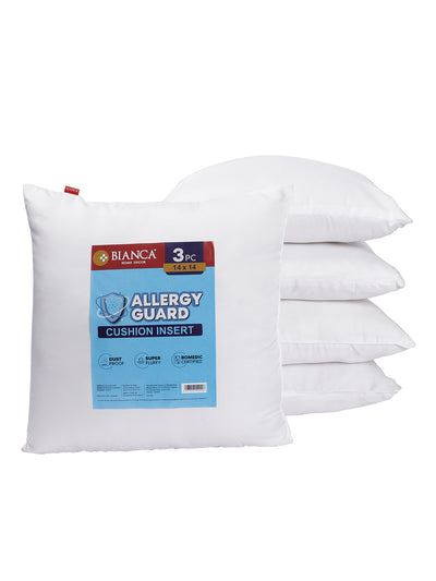 Ultra Fluffy Soft Microfiber Cushion Insert Filler <small> (solid-white)</small>