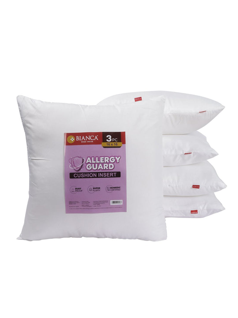 Ultra Fluffy Soft Microfiber Cushion Insert Filler <small> (solid-white)</small>