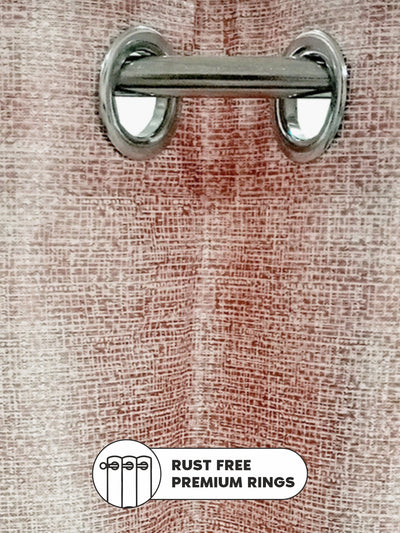 Heavy Duty Polyester Eyelet Curtain <small> (abstract-gold)</small>